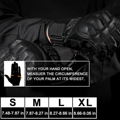 Gant Tactique, Gants De Moto, Gants À Écran Tactile Plein Doigt Pour La Course De VTT, Escalade, Chasse, Motocross, Airsoft, Paintball Et Autres Sports De Plein Air